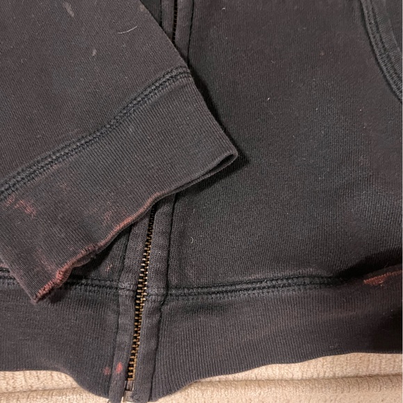 Black Zip Up Sweater - Picture 3 of 3